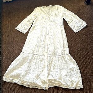 ZARA EMBROIDERED DRESS